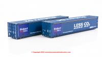 2F-028-005 Dapol 45ft Curtainside Container Twin Pack - Less CO2